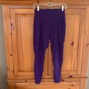 Beyond Yoga Purple High-Waisted Leggings